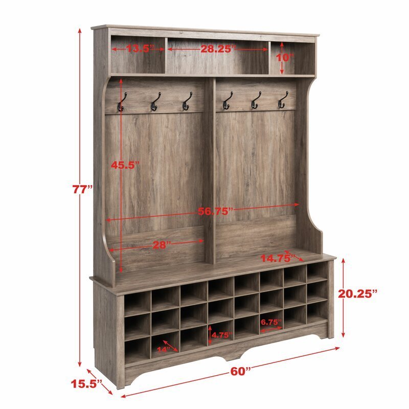 High Quality cheap hall tree,top sales wood mudroom hall tree