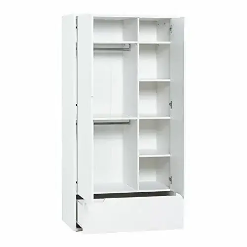 MDF modern 2-Door Children's Wardrobe Armoire for bedroom good quality