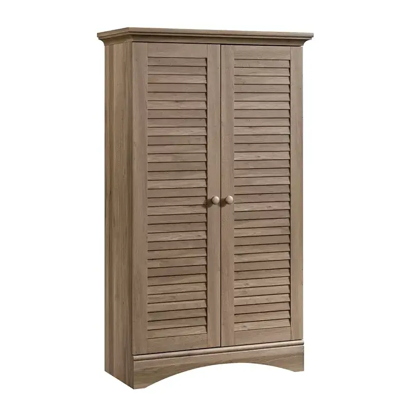 Modern Wood Wardrobes with 2 Doors Accent Chest Closet Clothes Storage Organization Wardrobes Bedroom Closet