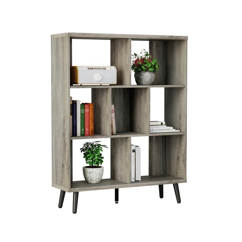 Modern home bookcase book shelf styles perfect for your living room wooden bookcase