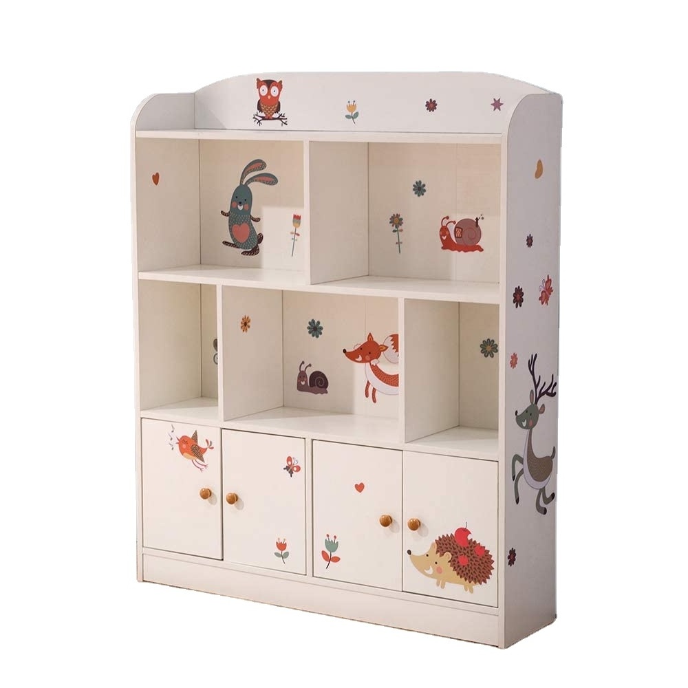 kids Toy cabinet Children's storage organizer cabinet chest box unit Bookcases Displaying Books