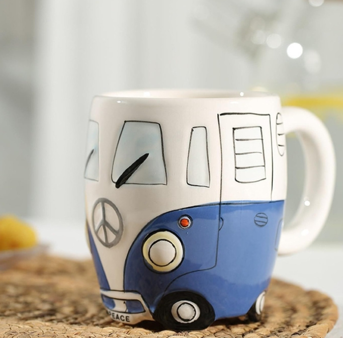 Custom Design Car Shape Mug with Logo