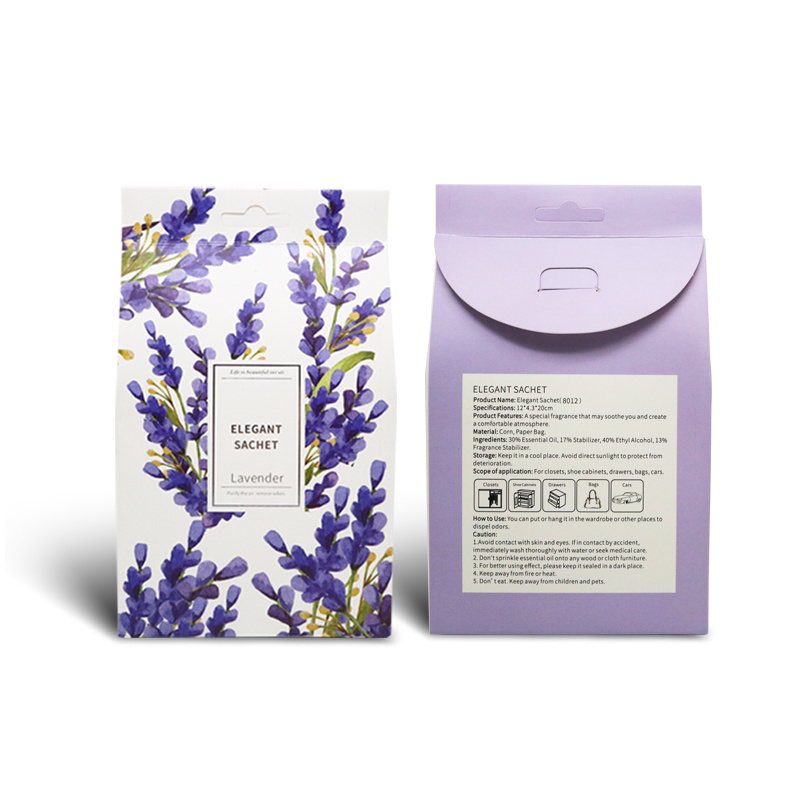 Drawers and Closets, Color with Fresh and Elegant Lavender Aroma, Dried Lavender Flower Sachets