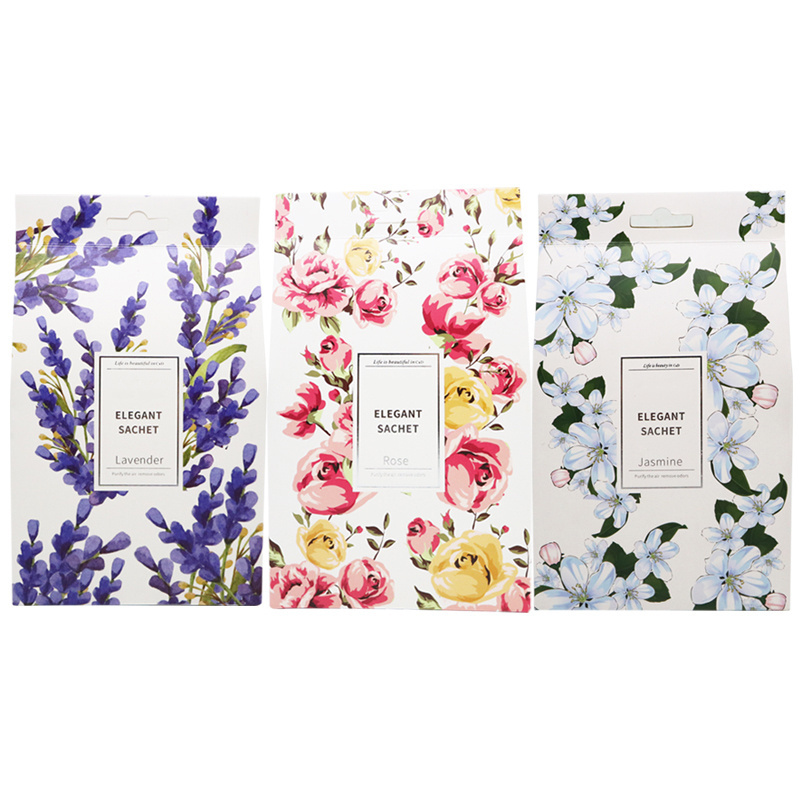 Lavender Sachets for Drawers and Closets, Color with Fresh and Elegant Lavender Aroma, Dried Lavender Flower Sachets