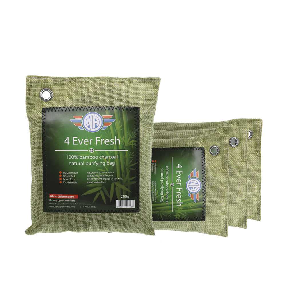 Activated air freshener Bamboo Charcoal Absorbent Odor Deodorizer Bag 200g for shoe