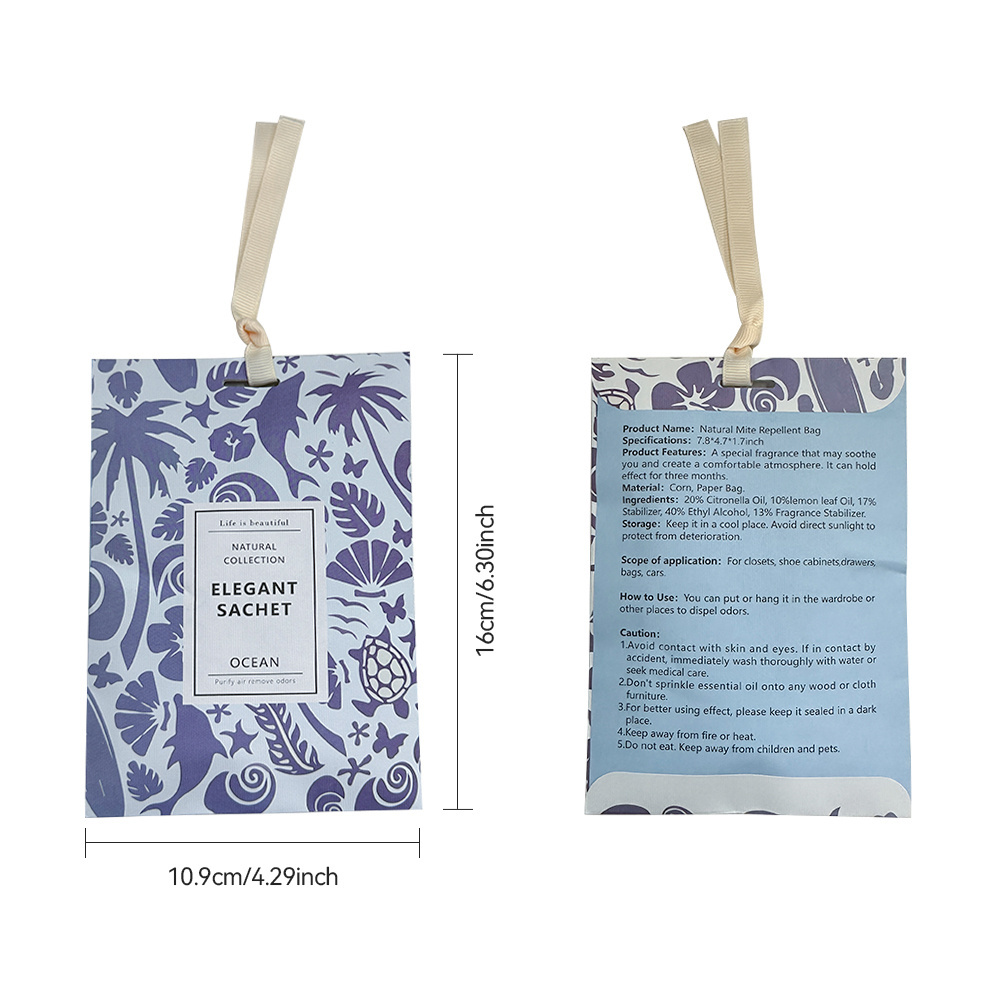 Fresh Scents Scented Sachet Packet  Air Freshener Bags for Drawers, Closets, Cars Long Lasting Home Fragrance