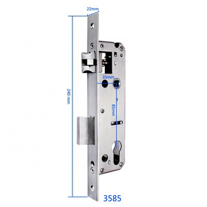 stainless steel high quality mortise door lock set 3585  best custom 4585 mortise locks