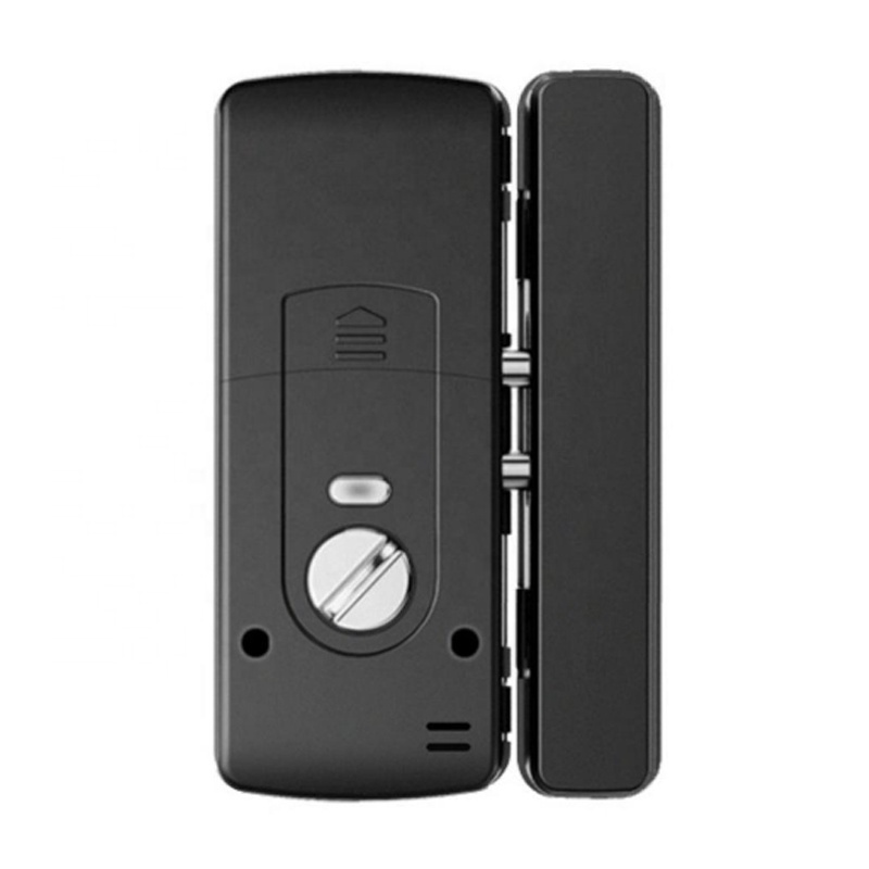 Office Glass Door Lock Fingerprint Home Safety Gate Digital Glass Sliding  Door Smart Lock