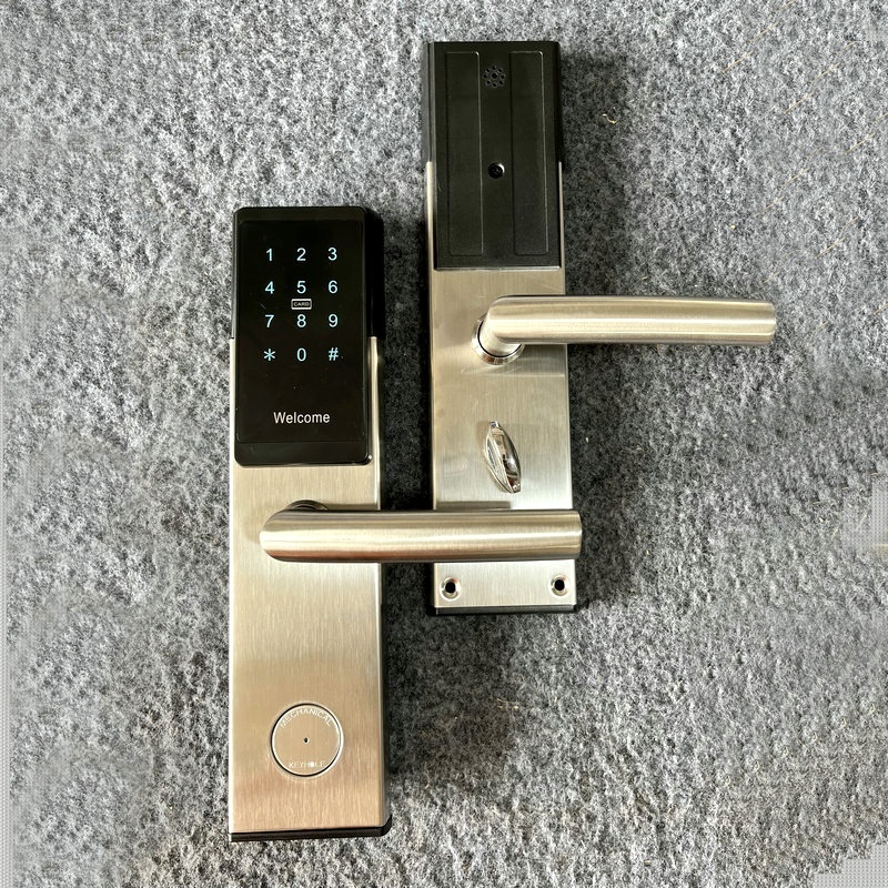 smart hotel manage system rfid door lock stainless steel airbnb wireless temporary password tthotel smart locks