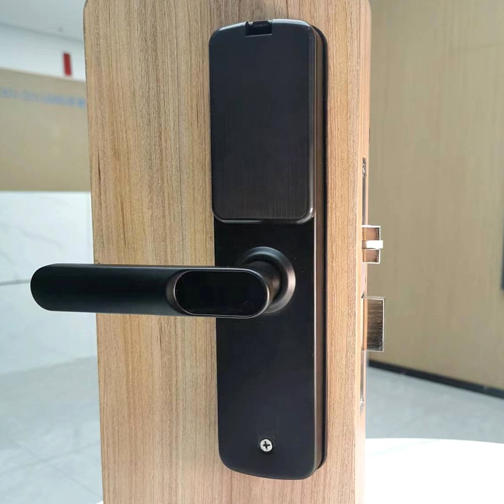 tt lock smart lock nfc electronic safe fingerprint password card wooden door home apartment rfid door smart lock