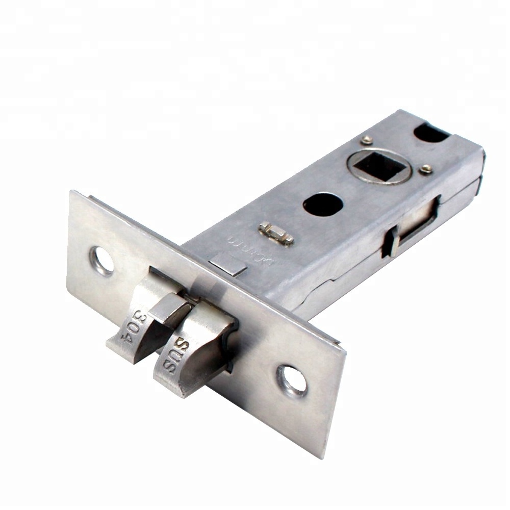 50mm 60mm Stainless Steel deadbolt lock spring latch bolt double side slide bolt latch lock