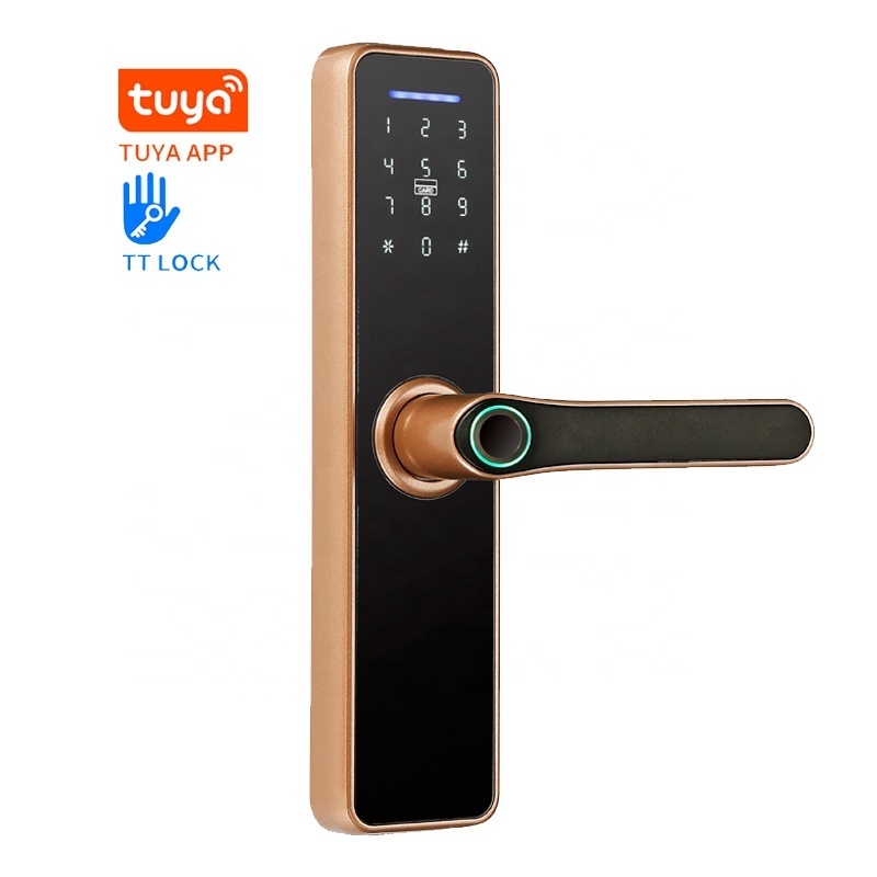 Outdoor smart mortise door lock digital password security biometric fingerprint door mortise lock