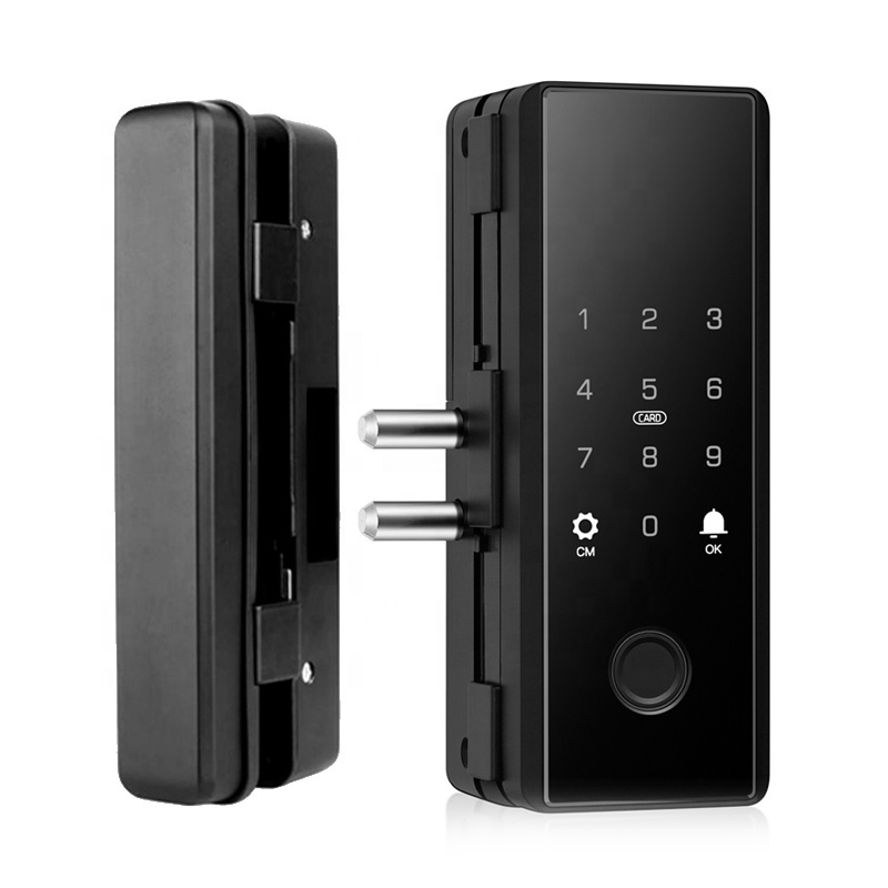 High quality safe double side open commercial sliding glass door lock for family apartments