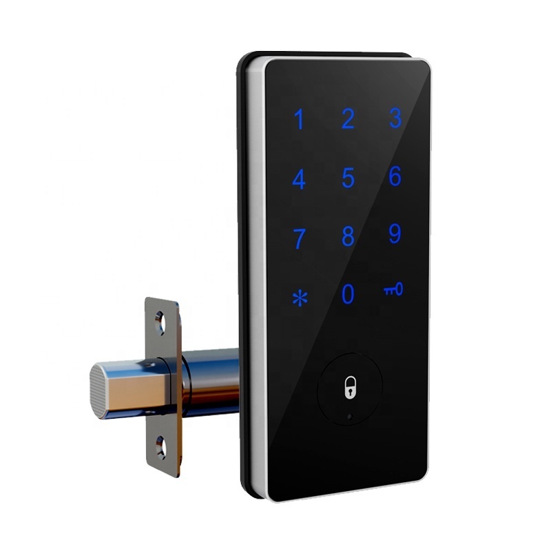 smart furniture french door latch bolt dead lock digital electric single tongue deadbolt lock