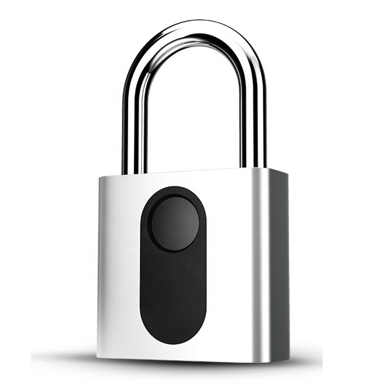 industrial security gate padlocks locks smart biometric fingerprint padlock