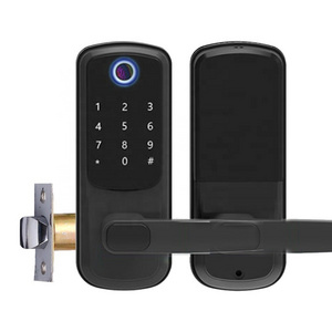 us smart fingerprint door lock with ttlock app smart products home electron deadbolt latch lock for gate