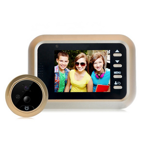 metal home doorbell with camera battery operated door viewer camera for front door