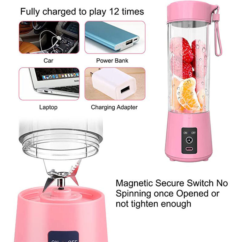 Portable salad mixer  juice  rechargeable mixing mini juice  multi-function  Blender Juicer and Mixer