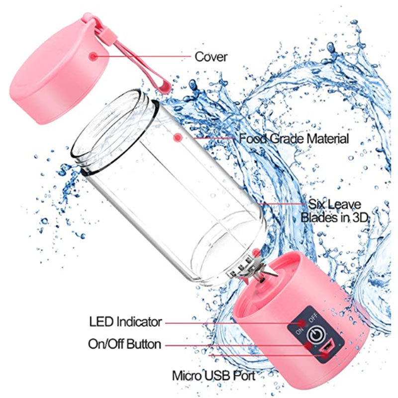 Portable salad mixer  juice  rechargeable mixing mini juice  multi-function  Blender Juicer and Mixer