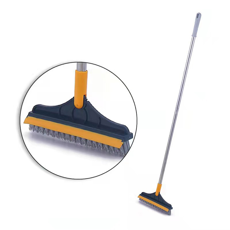 Hot style Long handle floor gap brush wiper no dead corner hard bristle floor cleaning brush tile brush  for bathroom