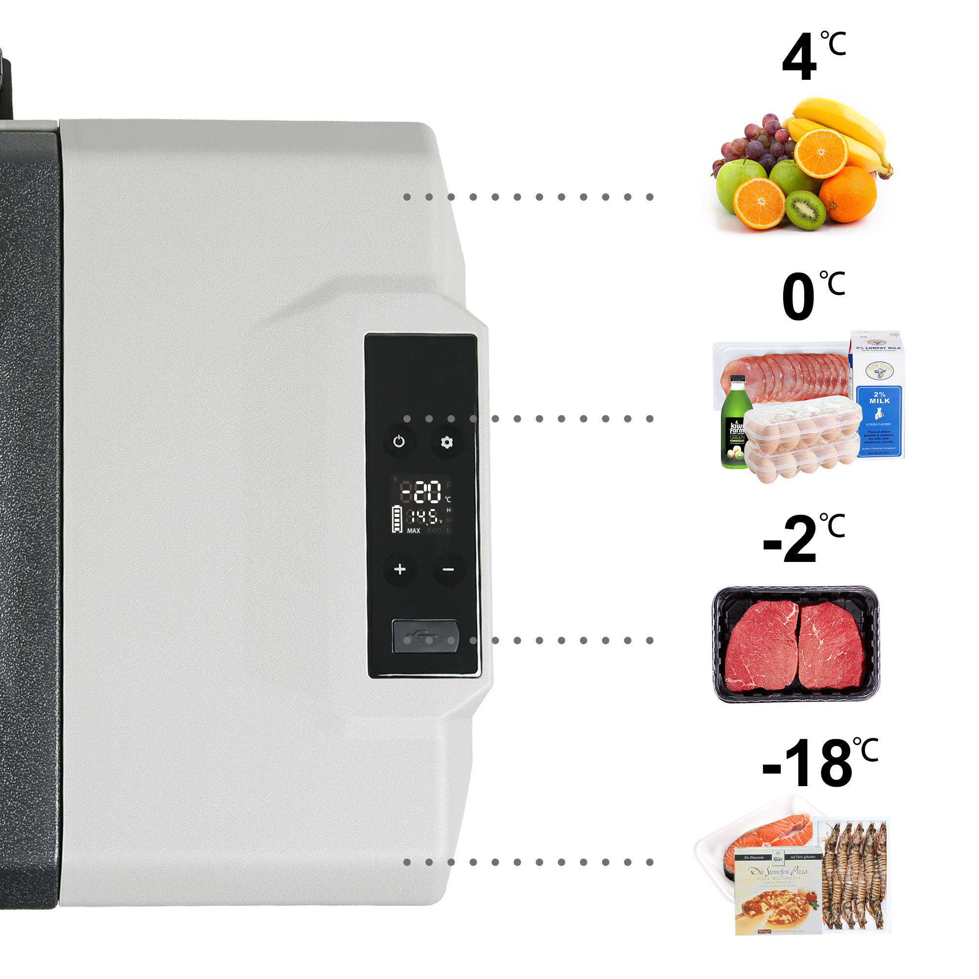 Car fridge portable  mini freezer   refrigerator usb dc 12v  frozen car portable refrigerator with compressor