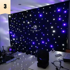 Hot Selling DMX Stage Lights LED Star Curtain LED Star Cloth for Wedding Stage Show Church