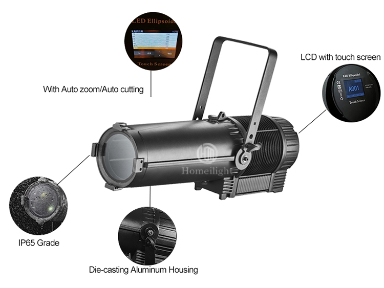 Waterproof 300W Led Profile Spot LED RGBWA 5in1 Spot Lights Led Light Indoor Outdoor