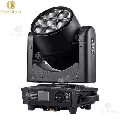 Disco Club Party Wedding 7*40w RGBW Zoom Wash LED Moving Head Light Spot Wash Moving Head Light