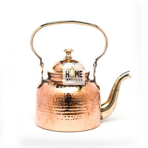 Luxury Copper Tea Kettle Wholesale Copper Warm Keeping Tea Kettles Handmade Indian Best Quality Kettles