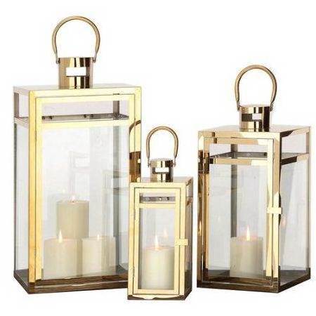 Home Accent Most Designer Luxury Lanterns Modern Casted Steel Lanterns