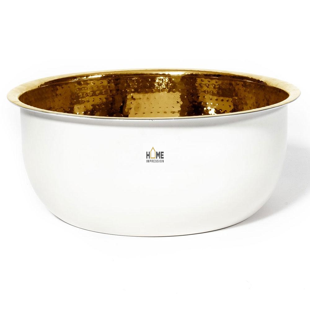 Large Spa Pedicure Bowls Stainless Steel Inside Hammered Outside Black Luxury Pedicure Bowls