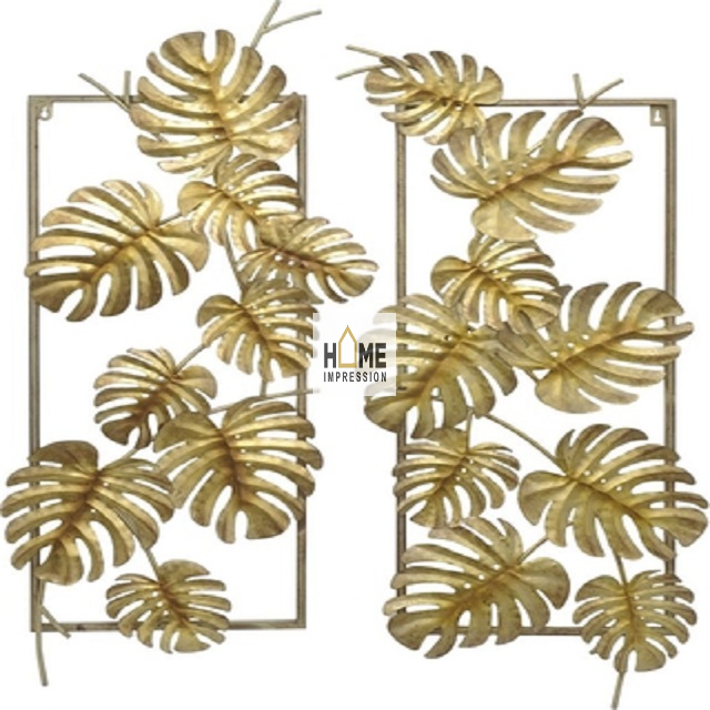 Gold Decorative Metal Luxury Wall Decoration Handmade Indian Metal Antique Wall Decoration