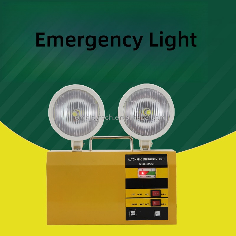 Patterns Customized Rechargeable Wall Mounted Double Heads Led Emergency Spot Light Exit Sign