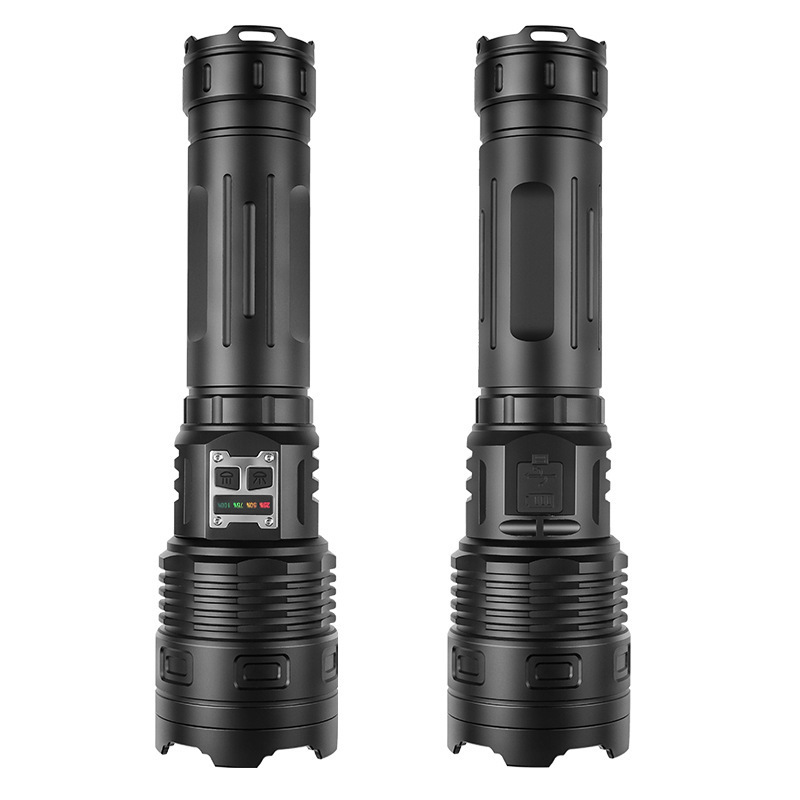 Laser Long Range High Brightness Variable Focus Flashlight Large Capacity White Outdoor LED