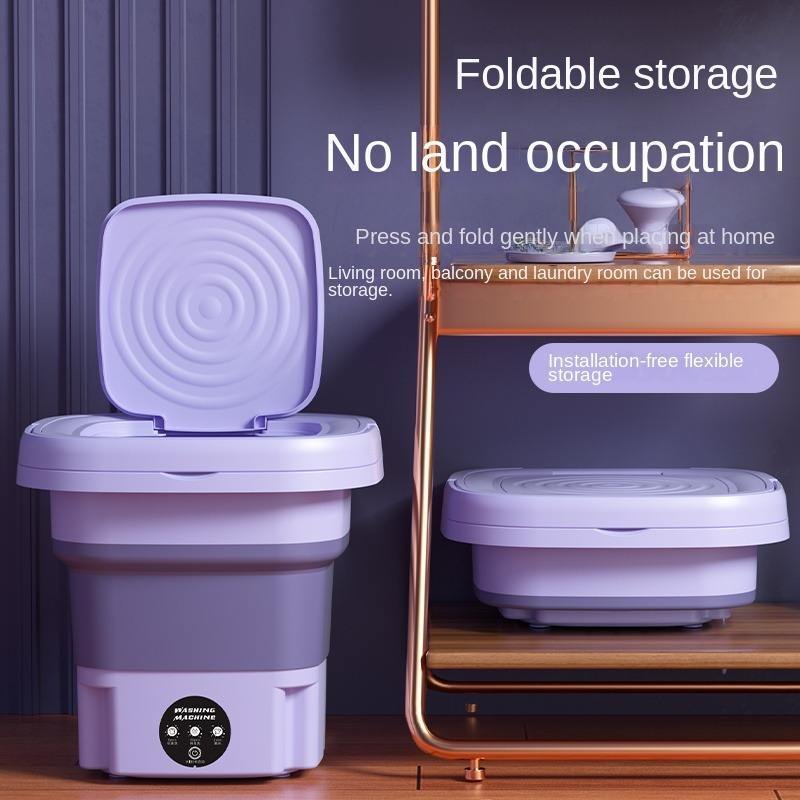 Portable Mini Washing Machine Foldable Wasmachine Laundry Machine Waschmaschine For Baby Clothes Underwear Bra Mini Lavadora