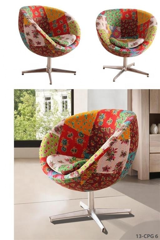 SPHERA SWIVEL CHAIR Velvet Armchair Sofa