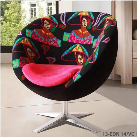 SPHERA SWIVEL CHAIR Velvet Armchair Sofa