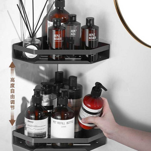 Bathroom Shower Caddy Organizer Bathroom Shelves Shampoo Cosmetic Storage Rack Corner Shelf