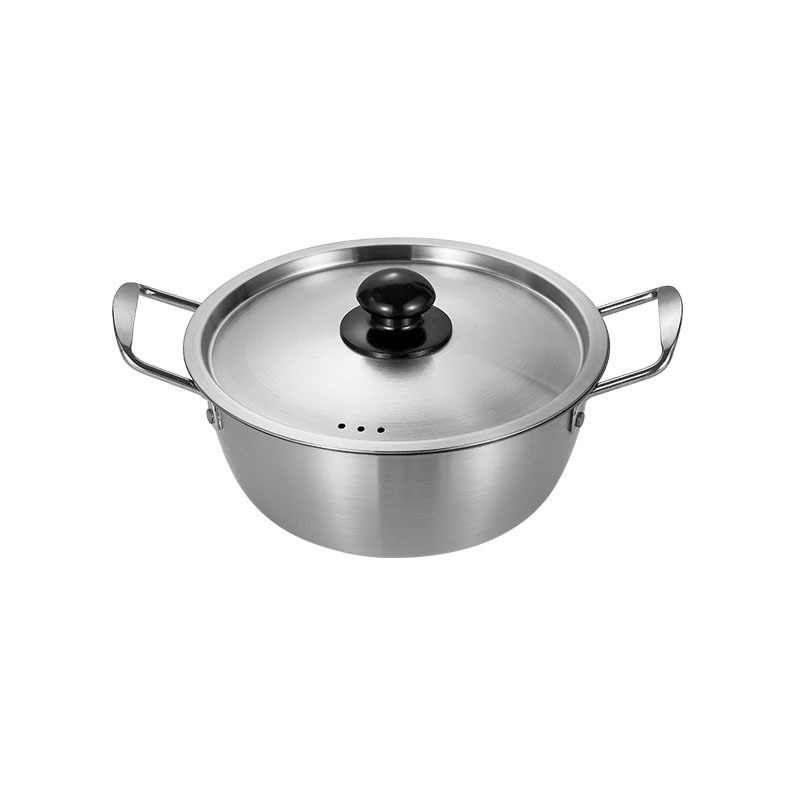 Korean Stainless Steel Ramen Instant Induction Cooker Cooking Small Noodle Boiling Soup Pot