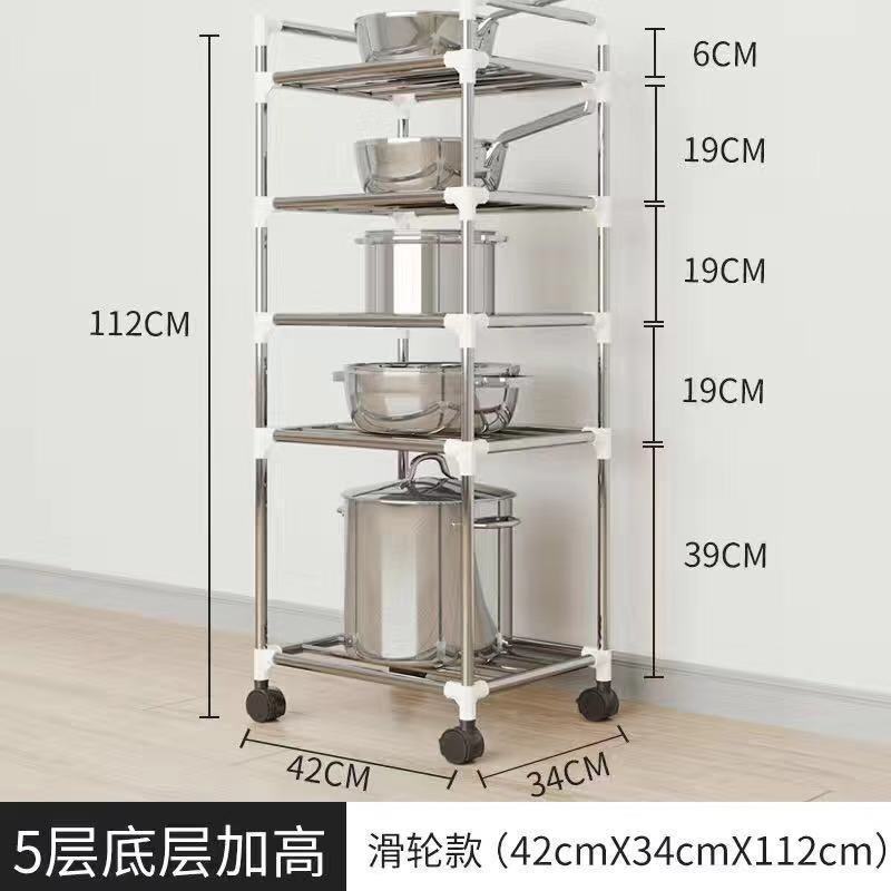 Adjustable Kitchen Tableware Pot Shelves With Hook Microwave Oven Shelf Detachable Rack Home Bathroom Storage Holder Shoes Rack