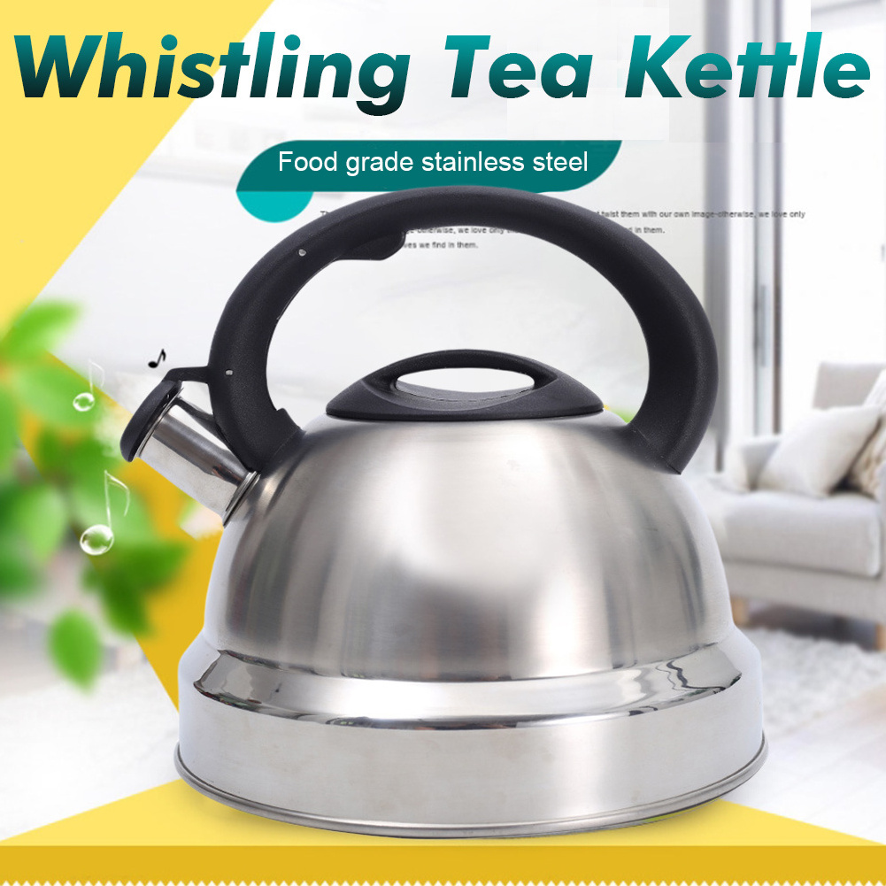 3L Stainless Steel Whistling Kettle Big Size Induction Water Teapot