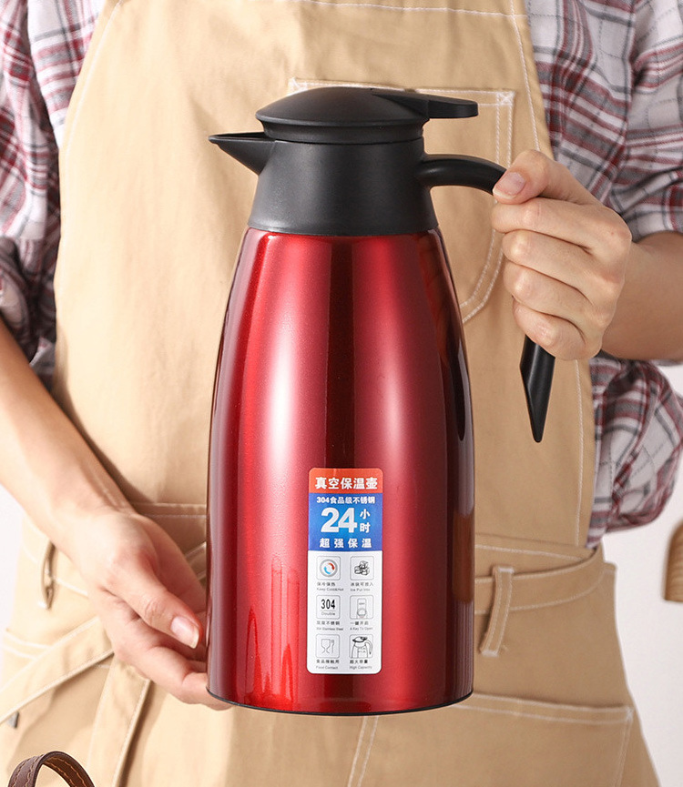 HEDAN Factory Double Walled Vacuum Insulated Colorful Stainless Steel Thermos Tea Coffee Pot For Thermal Water Kettle