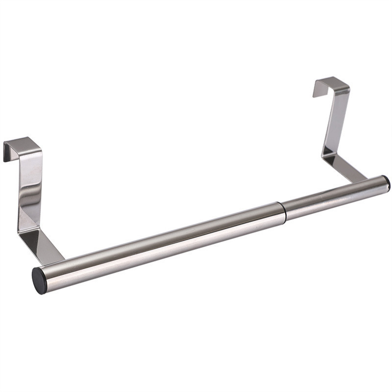 Wall cabinet Home Organizer Long Wall Hook non - perforated stainless steel towel rack