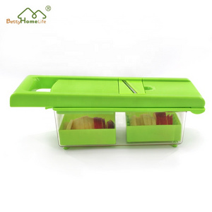 Commercial 12 in 1 Vegetable Slicer Chopper Dicer Onion Mandoline Slicer Food Chopper with Storage Container