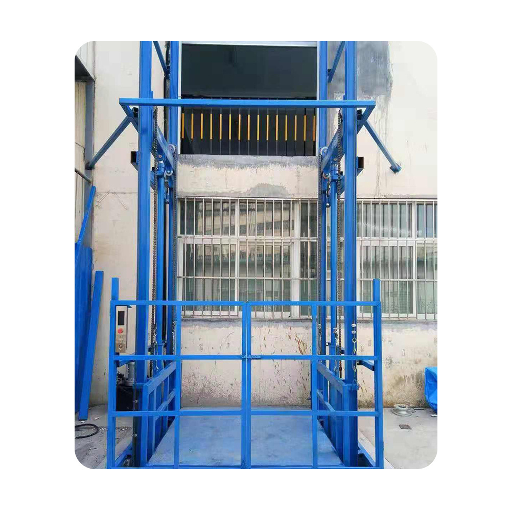 customized industrial small vertical cargo platform warehouse goods lift freight elevator