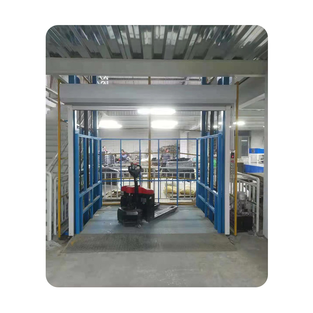 customized industrial small vertical cargo platform warehouse goods lift freight elevator