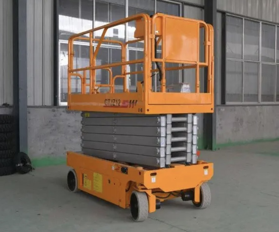 manual hydraulic fixed pallet scissor motor scaffolding man tracked lifting platform mechanical cargo lift table elevator lift