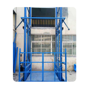 Portable Hydraulic Mobile Crawler Scissor Lift Table With Hydraulic Outriggers Cargo lift