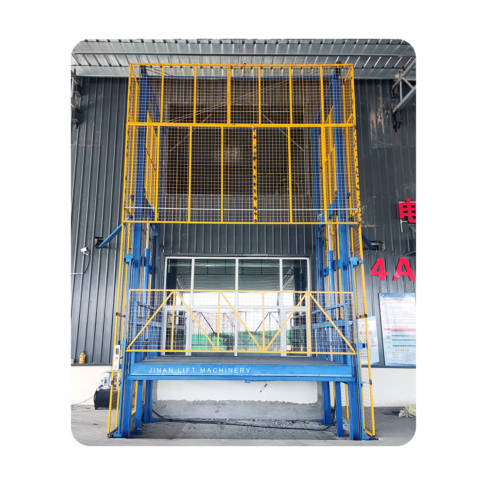 customized industrial small vertical cargo platform warehouse goods lift freight elevator