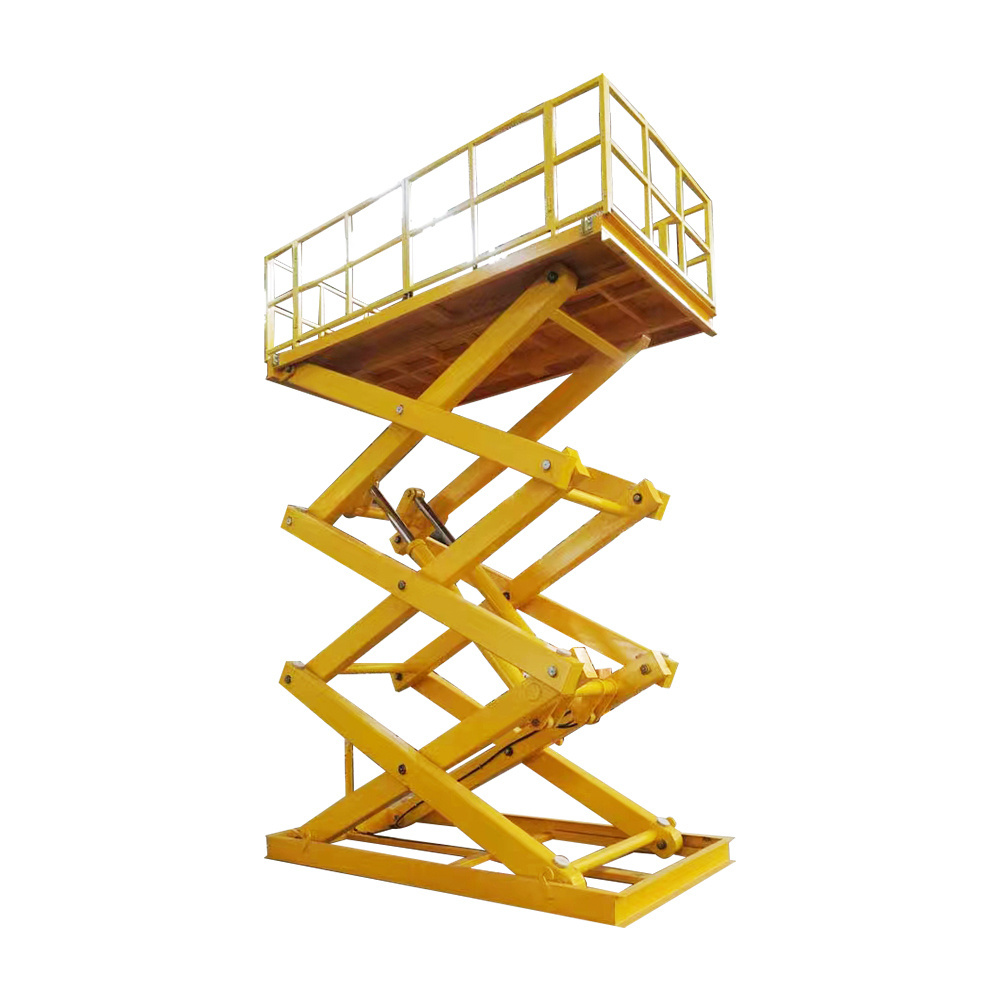 Small Mobile Man Diesel Rough Terrain Scissor Lift Factory Outlet Scissor Lift